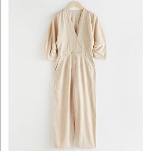 & Other Stories Linen Jumpsuit